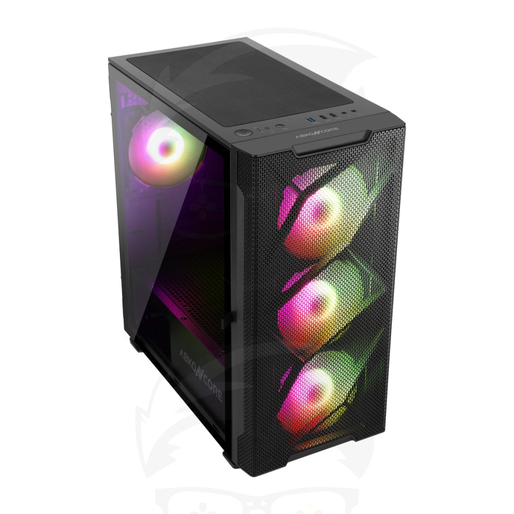 ABKONCORE C550M 4X120mm RGB GAMING CASE ABKONCORE C550M 4X120mm RGB GAMING CASE